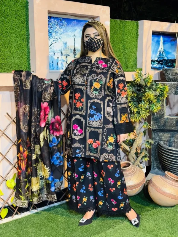 Digital print three piece
