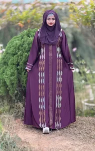 Zafran Irani Burka with Hijab