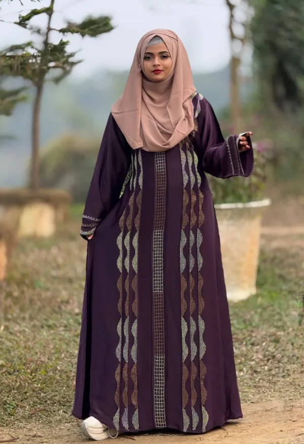 Zafran Irani Burka with Hijab